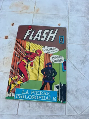 Flash La pierre philosophale (Éclair Comics1971) BD vintage rare