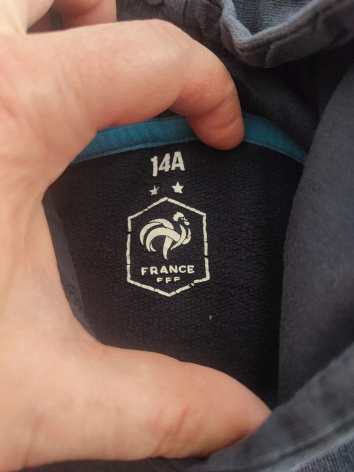 Sweat à capuche équipe de France de football 14 ans - photo numéro 4