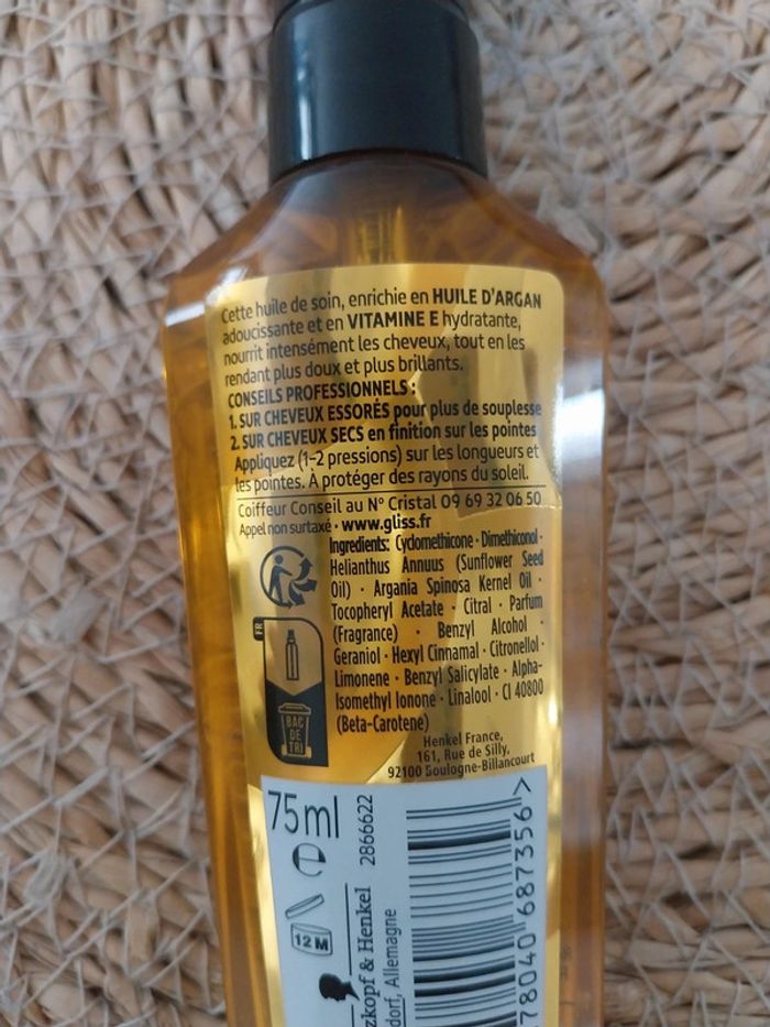 Huile de soins précieuse Gliss - photo numéro 3