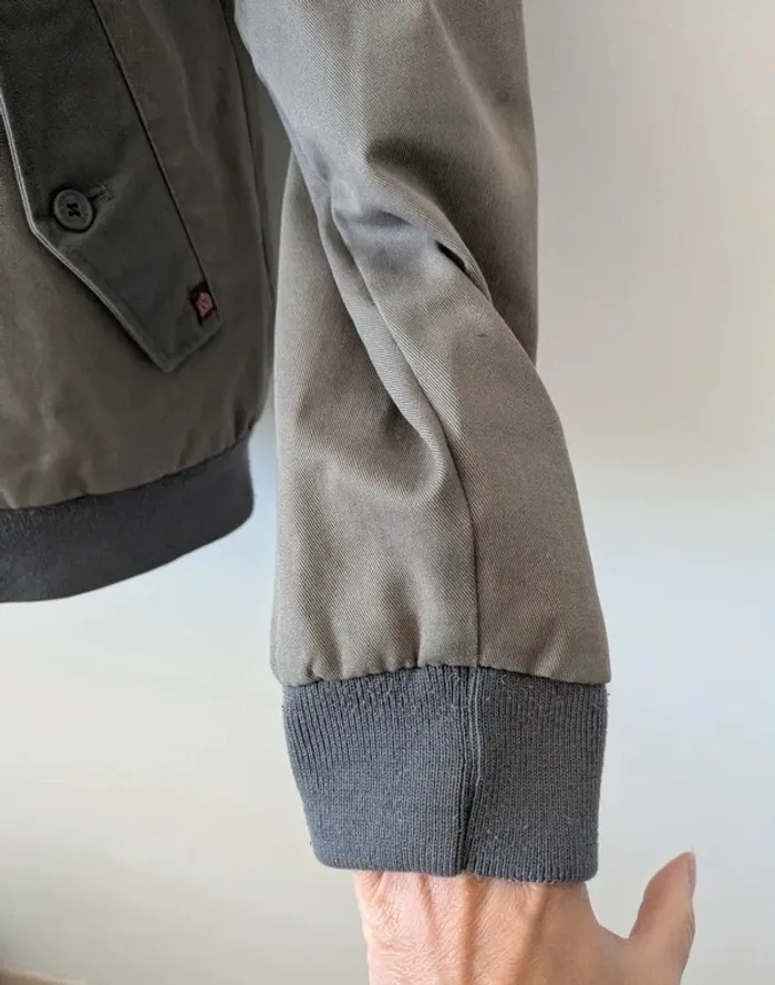 Veste Harrington grise zippée - MERC London - taille S - photo numéro 6