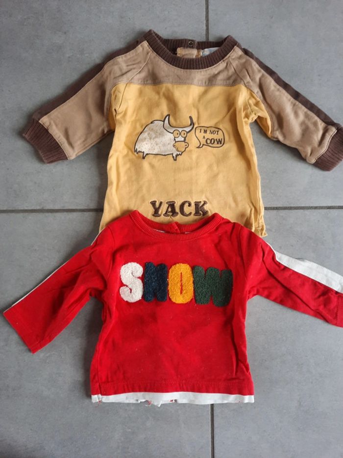Lot de t-shirts bébé garçon 3 mois - photo numéro 4
