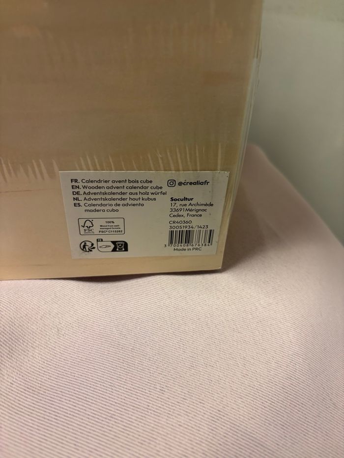 Calendrier de l’avent à customiser Créalia - photo numéro 6