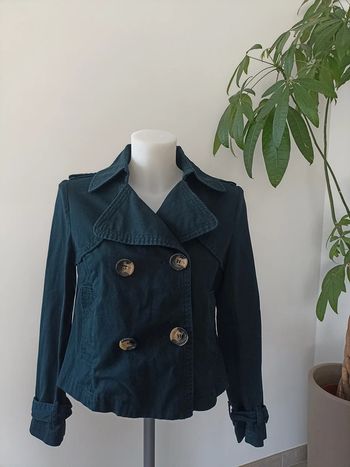 Trench court Mystic noir taille 38