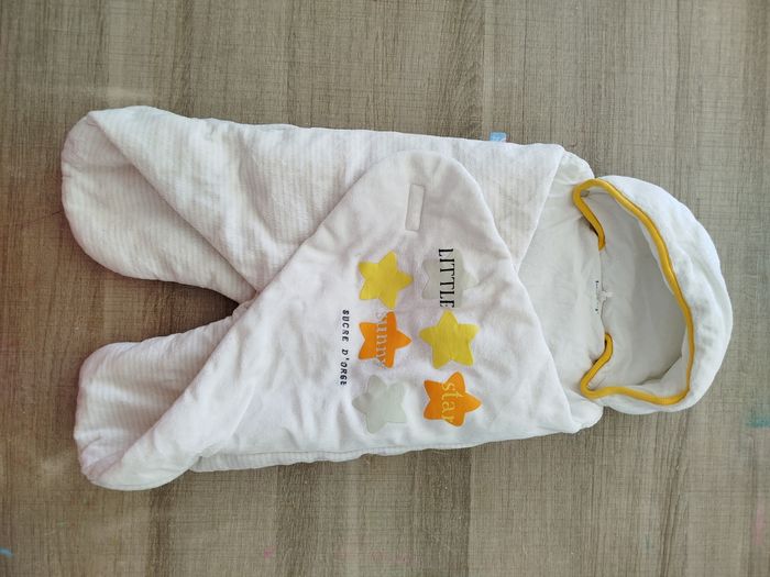 Nid d'Ange Sucre d'Orge - Blanc Étoiles - 'Little Sunny Star' - Mixte - photo numéro 2