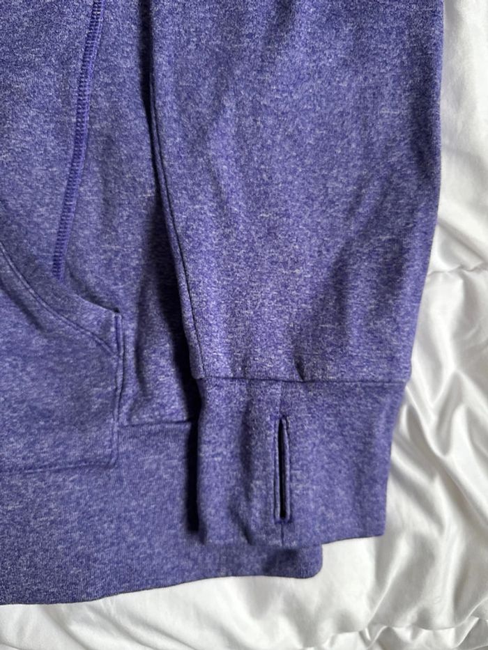 Sweat à capuche Adidas violet Ultimate Hoodie - Taille XL femme - photo numéro 5