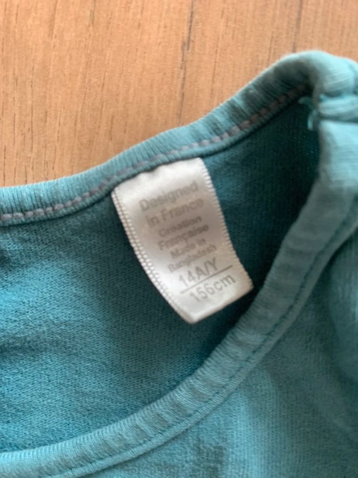 okaidi t shirt manches longues 14 ans - photo numéro 2