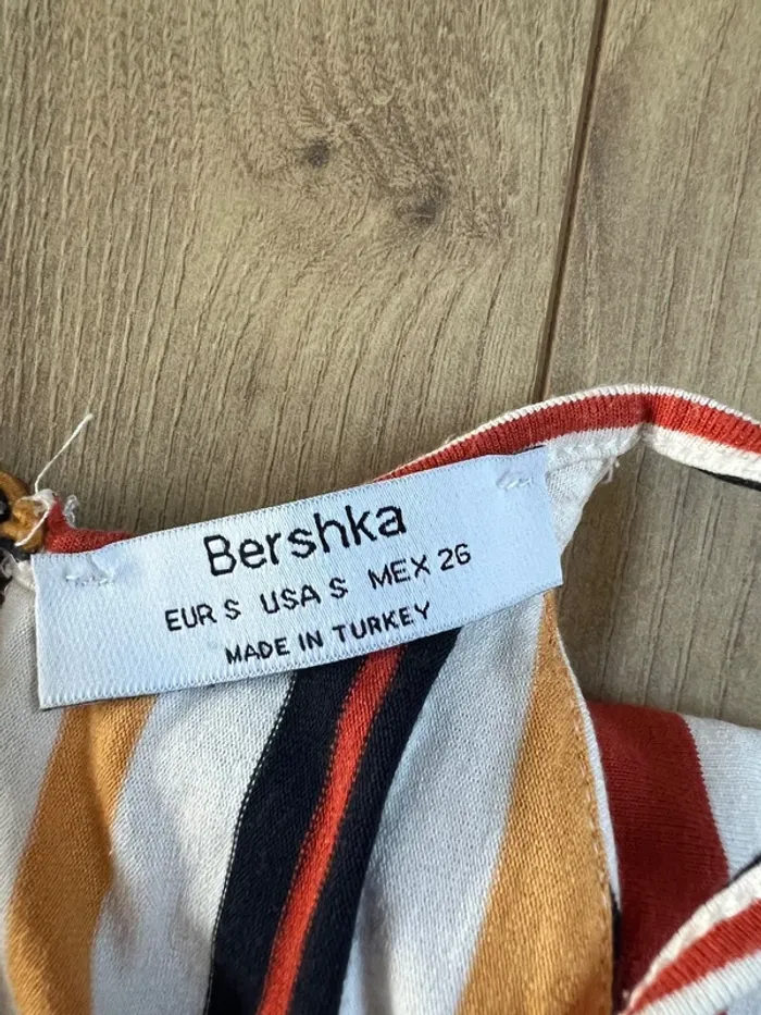 Combinaison short rayée femme Bershka - photo numéro 4