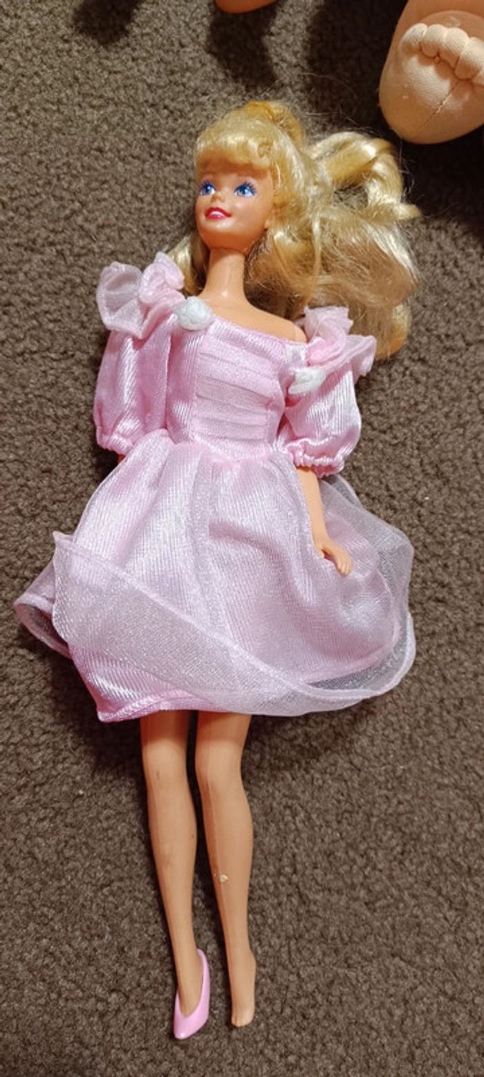 Barbie robe de soirée années 80/90 - photo numéro 2