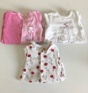 Lot de 3 pyjamas naissance