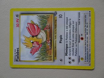 Carte pokémon piafabec