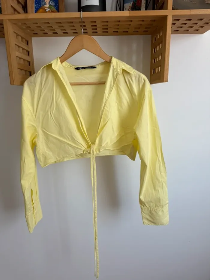 Blouse courte Zara - photo numéro 3
