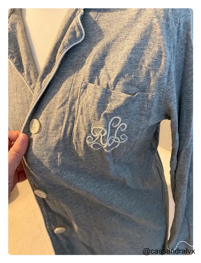 Haut de pyjama gris Ralph Lauren - photo numéro 2