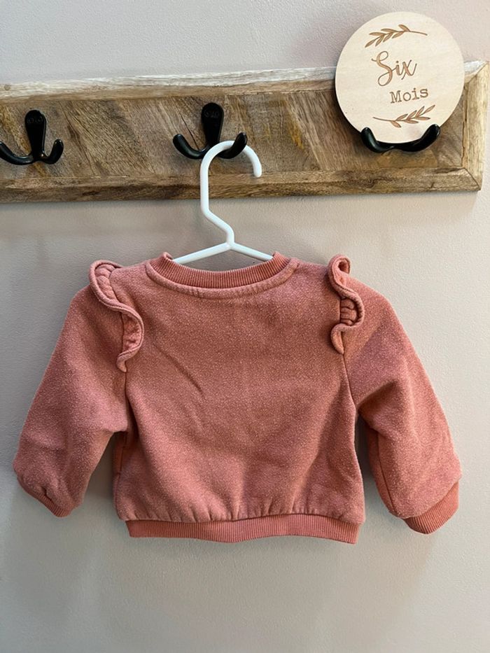 Blouson mi saison vieux rose 6 mois - photo numéro 5