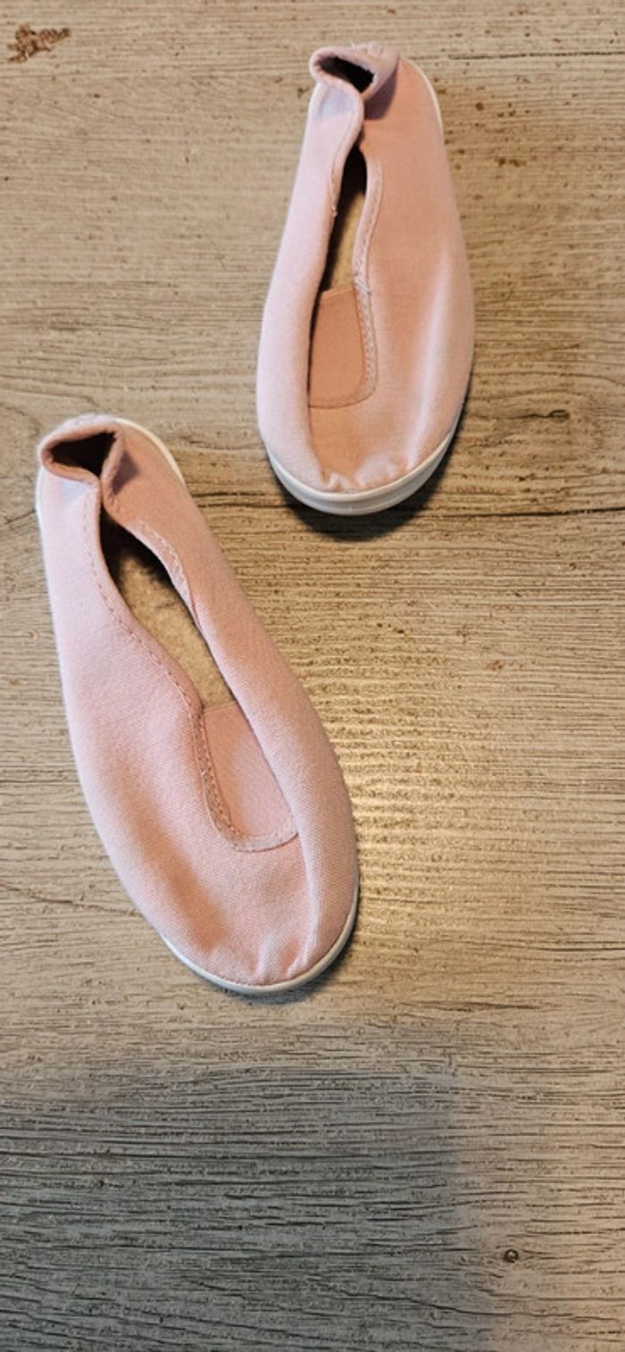 Sandales de gym rose clair, pour fille, Domyos, pointure 29