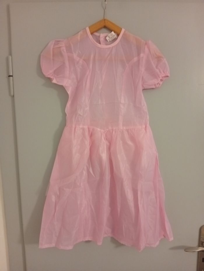 Robe rose princesse fée 8ans
