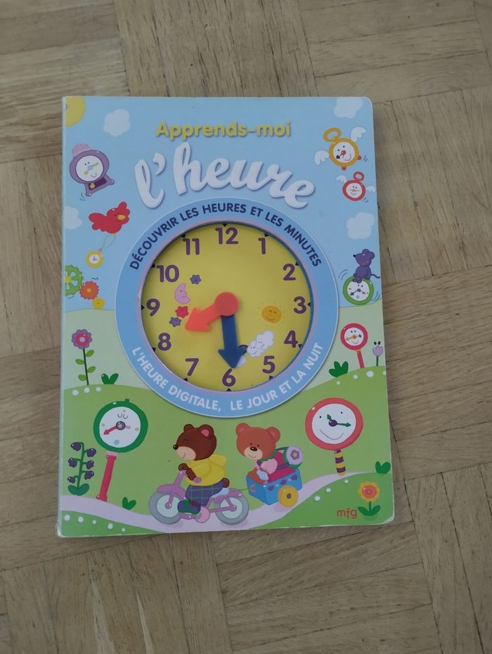 Livre Apprends-moi l'heure de MFG éducation