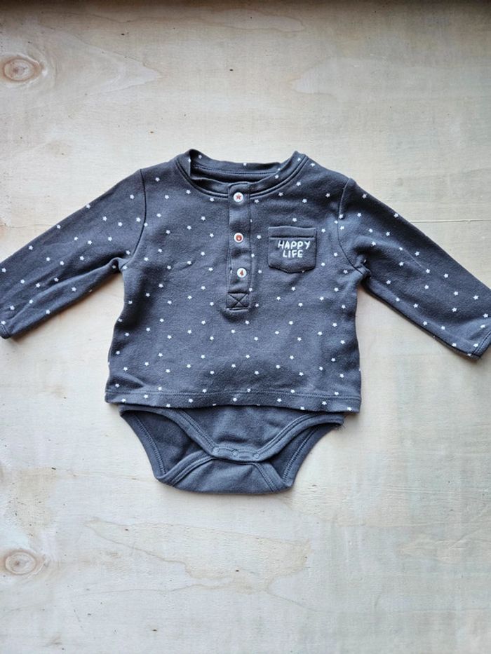 Body / tee shirt taille 6 mois