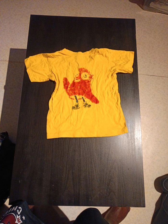Tee shirts b&c jaune - photo numéro 2