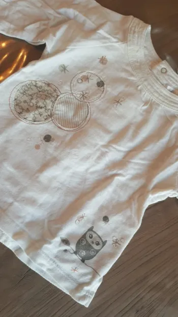 Tee-shirt manches longues chouette