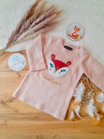 Robe pull manches longues 12 mois