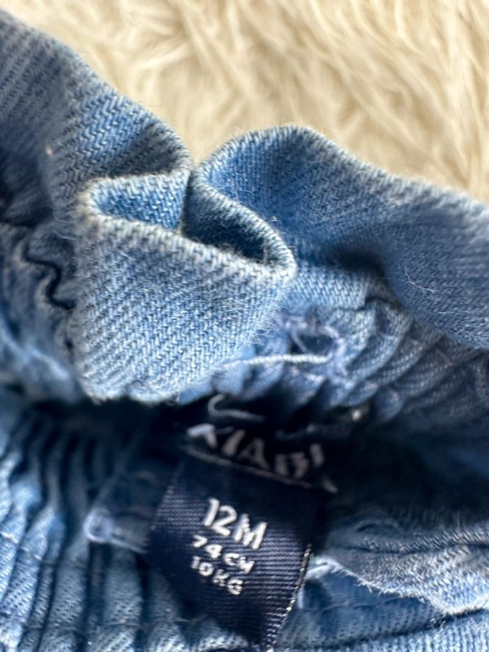 Short en jean Kiabi taille 12 mois - photo numéro 3