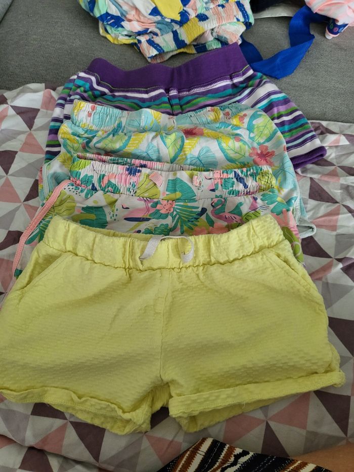 Lot short fille 5 ans