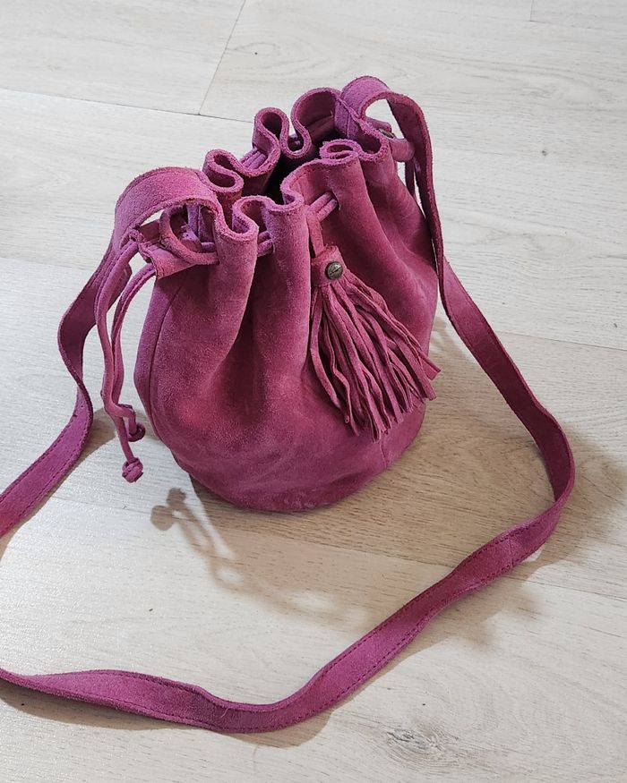 Sac a bandoulière en Vrai Cuir Promod - photo numéro 2