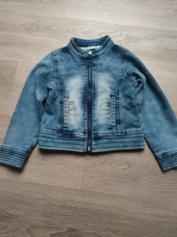Veste en jeans fille 4 ans