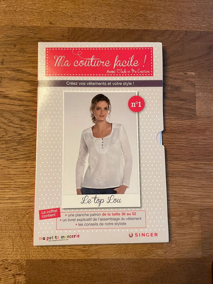 Coffret du patron Ma couture facile ! Le top Lou - photo numéro 2