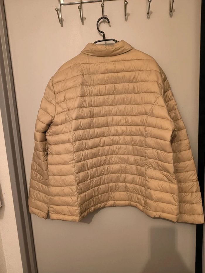 Blouson doudoune hiver beige 3xl - photo numéro 3