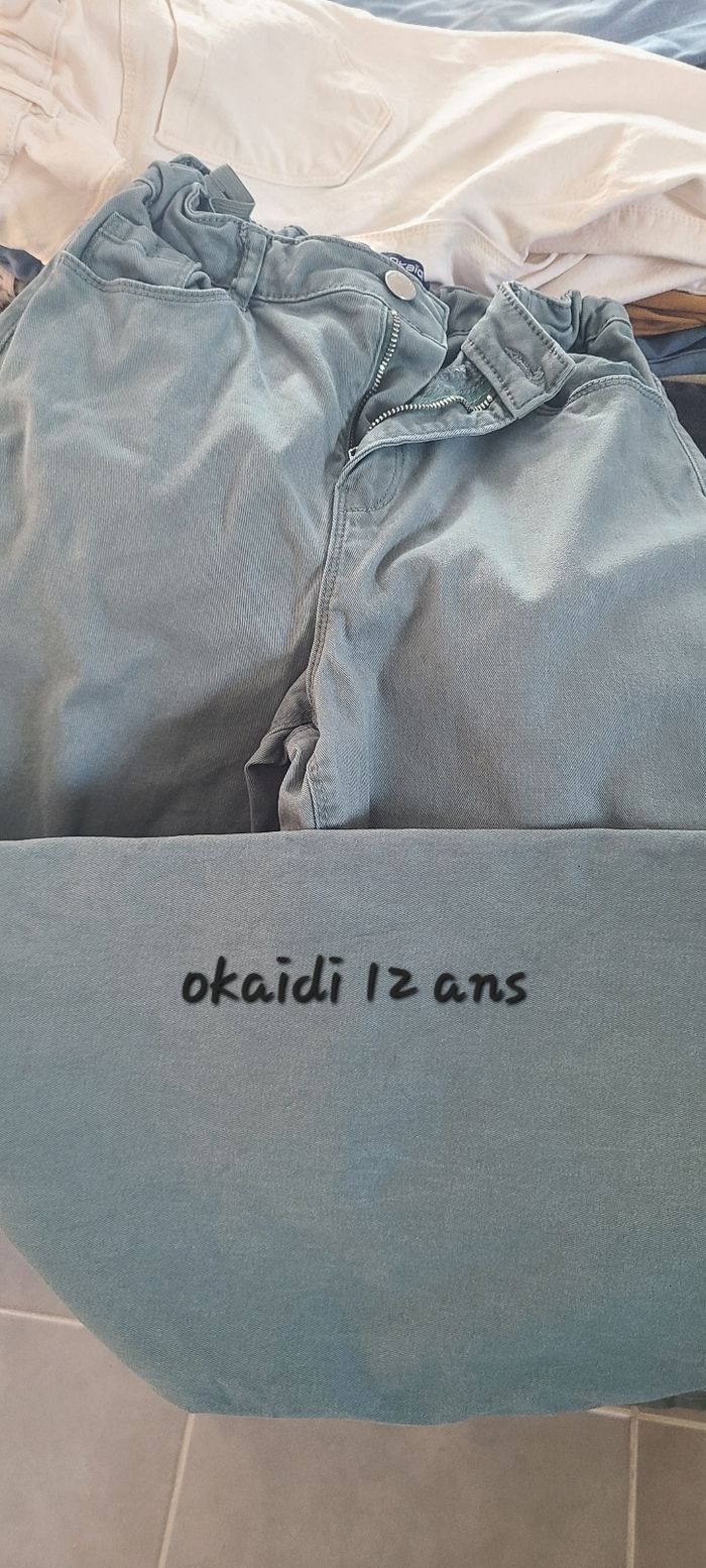 Lot 7 jeans fille 12 ans vertbaudet okaidi tao tape à l'œil - photo numéro 6