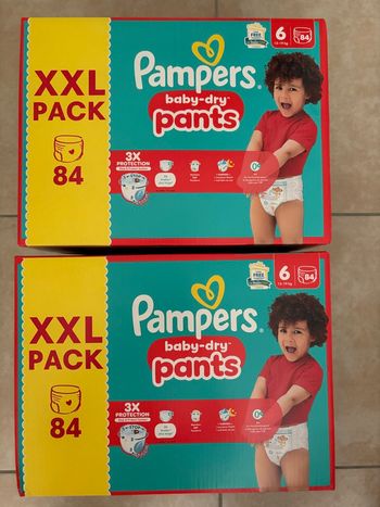 Couches Pampers Taille 6 Neuf