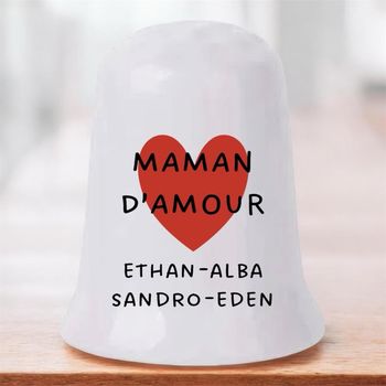 Dé à coudre personnalisé 