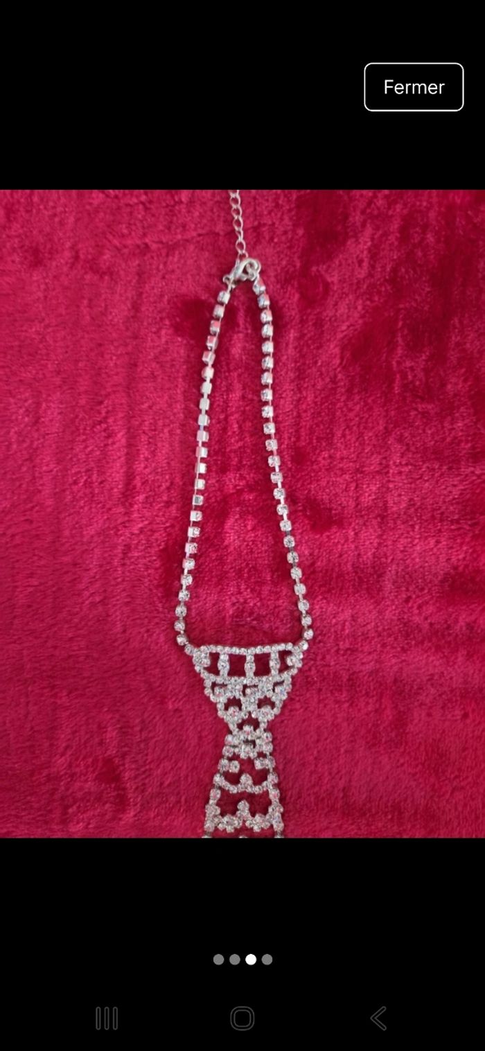 Collier cravate fantaisie - photo numéro 3