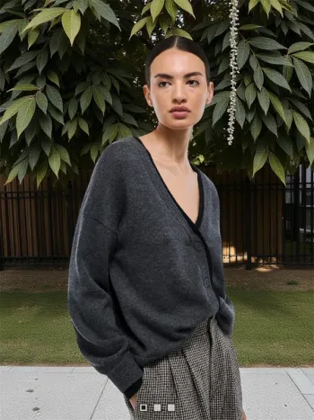 Cardigan avec de la laine et du cachemire - L/ XL