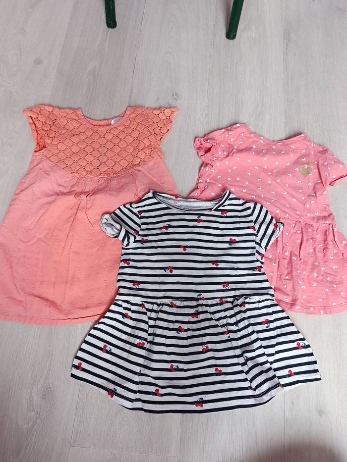 Lot de 3 haut manches courtes fille