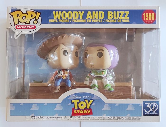 Funko POP Woody & Buzz #1599 - Disney : Toy Story - Figurine Vinyle