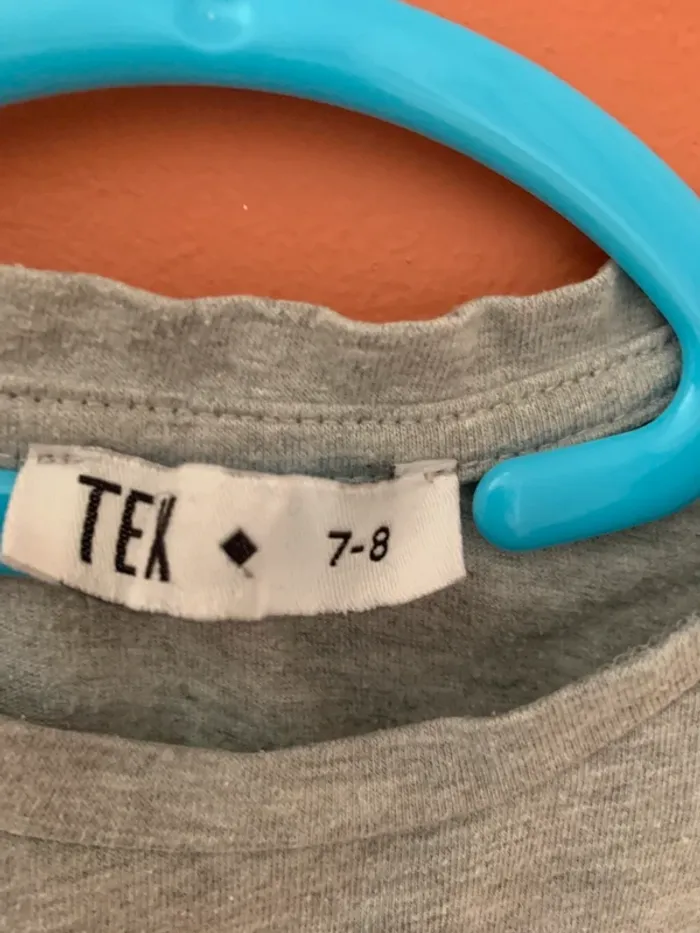 👕 T-shirt gris – TEX – 7-8 ans - photo numéro 3