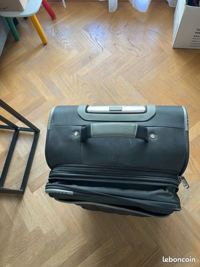 Valise de cabine noir Francesco Molinary taille h55xl 36xl 22 4 roues avec sécurité pour bloqué - photo numéro 8
