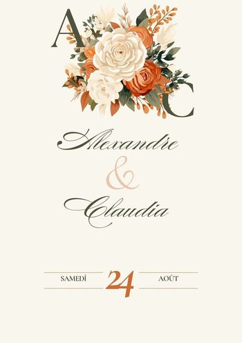 affiche mariage