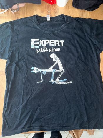 T-shirt comique meganique L