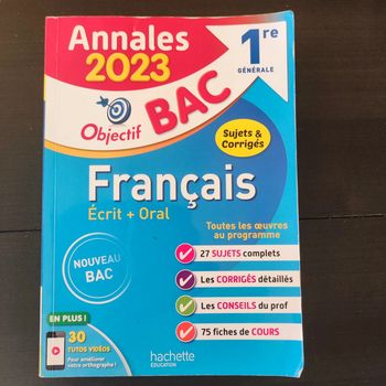 Annales bac 2023