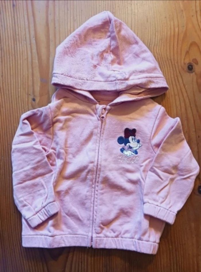 Sweat zippé fille - 18 mois (77/82cm) - Disney