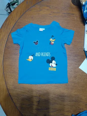 T-shirt bleu Disney baby 86