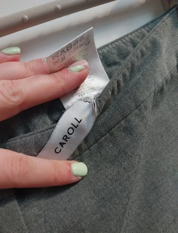 Pantalon gris tailleur Caroll 36 - photo numéro 3