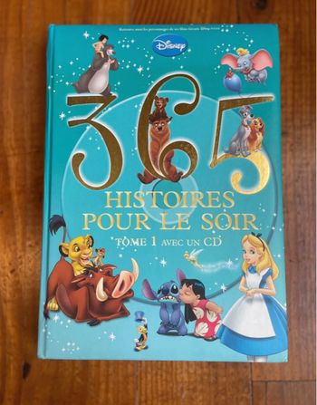 Livre Disney 365 histoires pour le soir tome 1