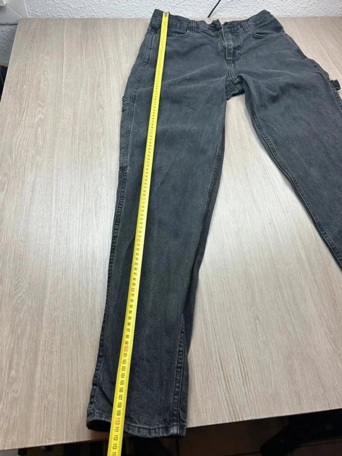Jean Cargo Karl Kani Noir Vintage Logo Brodé Taille S - photo numéro 15