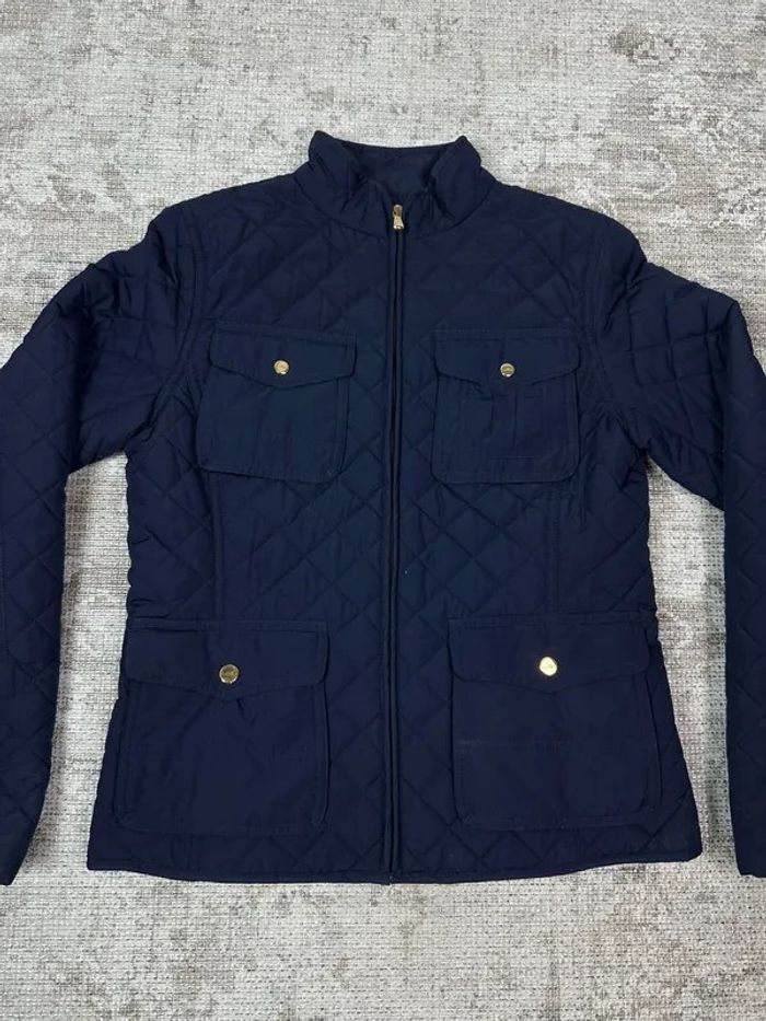 Doudoune d'équitation ralph lauren marine taille S 496F