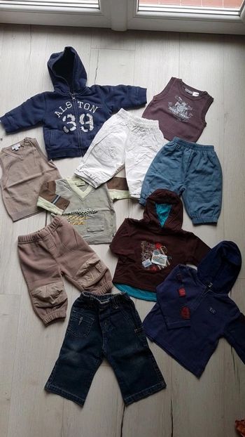 Lot de 10 articles garçon 6mois ikks kimbaloo laredoute