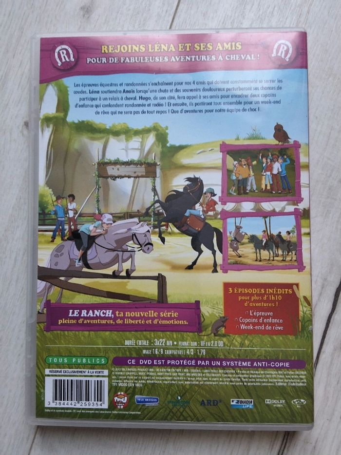 DVD dessin animé cheval Le ranch volume 3 Copains d'enfance - photo numéro 2